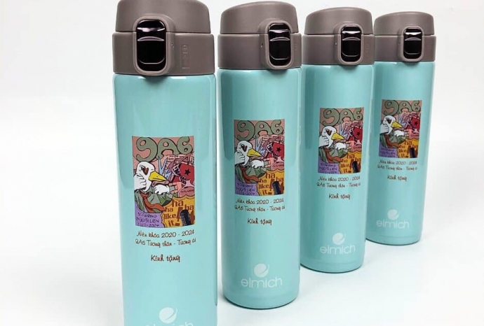 Giải pháp in UV an toàn tuyệt đối cho bình giữ nhiệt