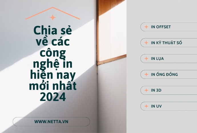 Chia sẻ về các công nghệ in hiện nay mới nhất 2024