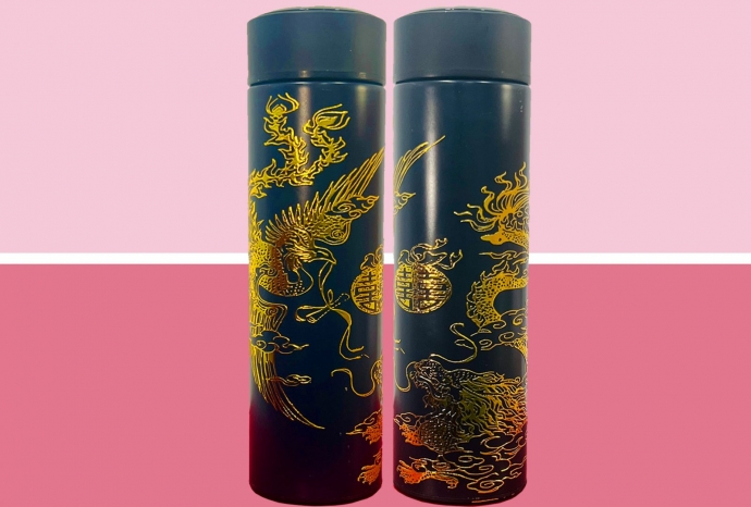 Ép kim lên bình giữ nhiệt